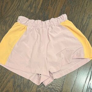 Athleta Girl Pink and Orange Athletic Shorts